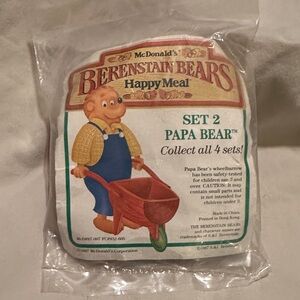 McDonald's *Vintage* Berenstain Bears *Set 2, Papa Bear* Happy Meal Toy